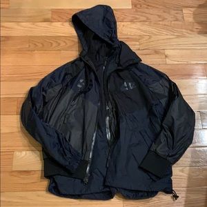 Nike sacai navy and black anorak